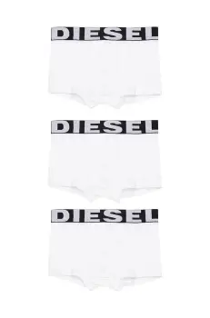 Diesel boxeri copii UMBX-UPARRYTHREEPACK-DSL UND SHORT 3-pack culoarea alb, J01911 imagine