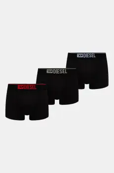 Diesel boxeri UMBX-DAMIEN-THREE PACK BOXERS 3-pack barbati, culoarea negru, 00ST3V.0GDAC imagine