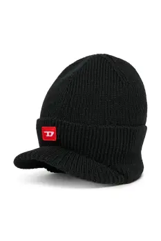 Diesel caciula de lana pentru copii FESTIR HAT culoarea negru, J02391 imagine