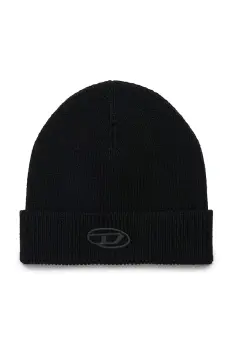 Diesel caciula de lana pentru copii FKCODERFULLYC HAT culoarea negru, J02392 imagine