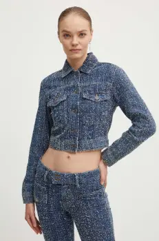 Diesel geaca jeans DE-ATEL-S femei, de tranzitie, A14203.0PGAH imagine