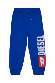 Diesel pantaloni de trening din bumbac pentru copii PANTLI TROUSERS cu imprimeu, J02445 imagine