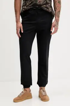 Diesel pantaloni de trening P-ANDREW culoarea negru, uni, A18642.0EPBP imagine