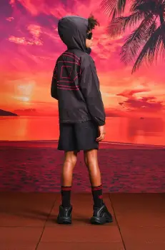 Diesel pantaloni scurti de baie copii MKENM SWIMSUIT culoarea negru, J02292 imagine