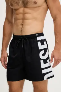 Diesel pantaloni scurti de baie RIO-41-D-CORE culoarea negru, A17446.0NJAS imagine