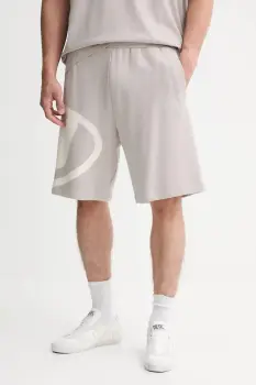 Diesel pantaloni scurti din bumbac P-CROW culoarea gri, A15260.0PJAX imagine