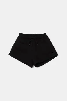 Diesel pantaloni scurti din bumbac PAGL SHORTS culoarea negru, cu imprimeu, talie reglabila, J02204 imagine