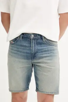 Diesel pantaloni scurti jeans D-FIN SHORTS A14621.0DBEC imagine