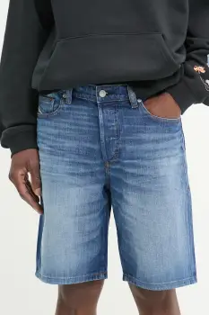 Diesel pantaloni scurti jeans REGULAR-SHORT A06430.0DBEL imagine