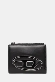 Diesel portofel de piele 1DR 1DR BI-FOLD ZIP II culoarea negru, X09888.PR818 imagine