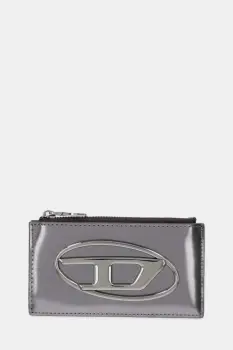 Diesel portofel de piele 1DR 1DR CARD HOLDER III culoarea gri, X10270.PS202 imagine