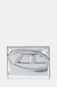 Diesel portofel de piele 1DR 1DR TRI FOLD COIN XS II culoarea argintiu, X09887.PS202 imagine