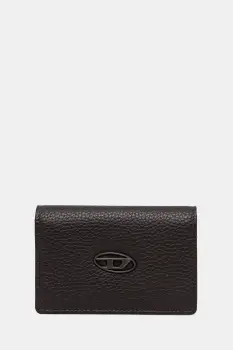 Diesel portofel de piele HISSU EVO HISSU EVO culoarea maro, X10385.P0685 imagine