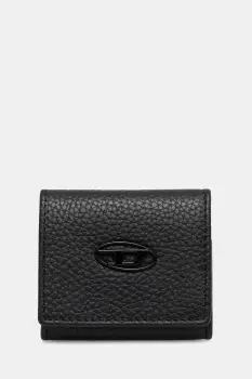 Diesel portofel de piele HISSU EVO HISSU EVO culoarea negru, X10300.P0685 imagine