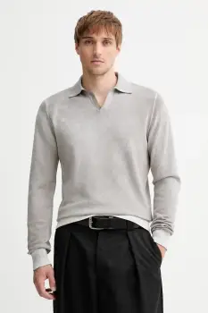 Diesel pulover de bumbac K-LORENZO culoarea gri, light, A14849.0BEAR imagine