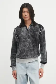 Diesel pulover de bumbac K-LORENZO culoarea negru, light, A14849.0BEAR imagine