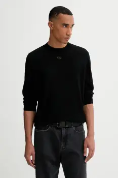 Diesel pulover de lana K-VALIAM culoarea negru, light, A17442.0DCCH imagine