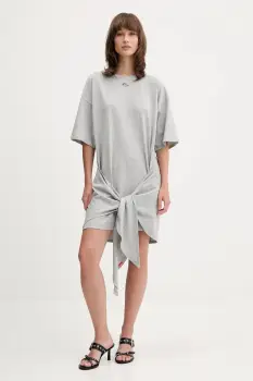 Diesel rochie D-EIVOR culoarea gri, mini, oversize, A19232.0NIAX imagine