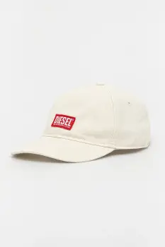 Diesel sapca de baseball din bumbac culoarea negru, cu imprimeu imagine