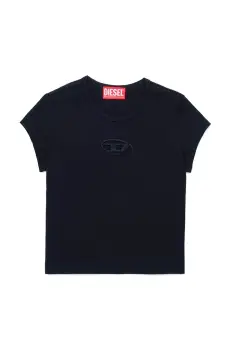 Diesel tricou de bumbac pentru copii TANGIE T-SHIRT culoarea negru, J01830 imagine