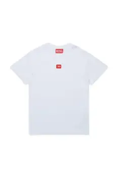 Diesel tricou de bumbac pentru copii TXDIEGO T-SHIRT culoarea alb, cu imprimeu, J02501 imagine