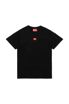 Diesel tricou de bumbac pentru copii TXDIEGO T-SHIRT culoarea negru, cu imprimeu, J02501 imagine