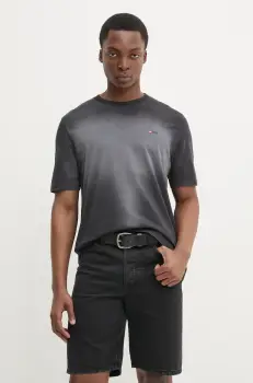 Diesel tricou din bumbac T-ADJUST-R15 T-SHIRT barbati, culoarea gri, modelator, A16621.0PKAL imagine