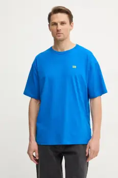 Diesel tricou din bumbac T-BOXT-R30 T-SHIRT barbati, culoarea violet, neted, A16400.0QIAM imagine