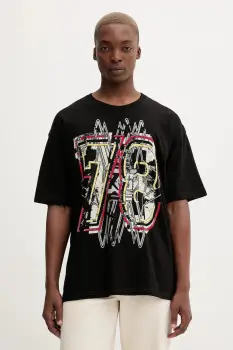 Diesel tricou din bumbac T-BOXT-T8 culoarea negru, cu imprimeu, A18661.0QIAM imagine