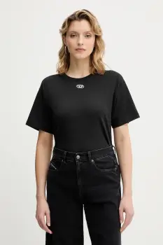Diesel tricou din bumbac T-NORMY-OD-S1 culoarea negru, A20399.0JMBB imagine