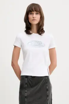 Diesel tricou T-LAYA culoarea bej, A19368.0HQAH imagine