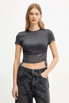 Diesel tricou T-REY culoarea gri, A19392.0JLBU imagine