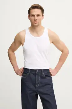 Diesel tricou WALTY-D-BOX-2PACK Tank 2-pack barbati, culoarea alb, A17814.0LIAD imagine