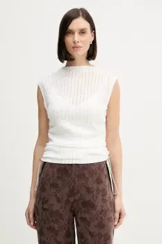 Dkny bluza culoarea alb, uni, P5JHTDPG imagine