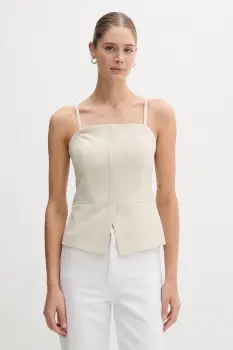 Dkny bluza culoarea bej, UD5JS043 imagine