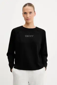 Dkny bluza culoarea negru, cu imprimeu, DP5T9976 imagine