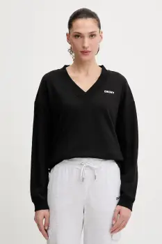 Dkny bluza culoarea negru, cu imprimeu, DP6T1644 imagine