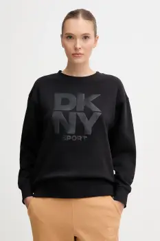 Dkny bluza culoarea negru, cu model, DP5T1444 imagine