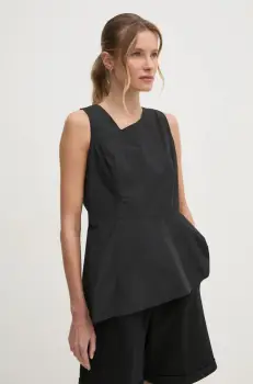 Dkny bluza femei, culoarea negru, neted, P4JA1Z31 imagine