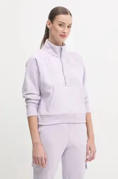 Dkny bluza femei, culoarea violet, cu imprimeu, DP5T9993 imagine