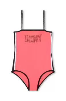 Dkny costum de baie dintr-o bucata pentru copii culoarea rosu imagine