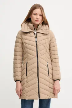 Dkny geaca culoarea maro, de tranzitie, DLEMPN46 imagine