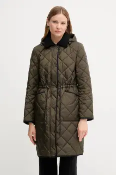 Dkny geaca culoarea verde, de tranzitie, DLEMPT76 imagine