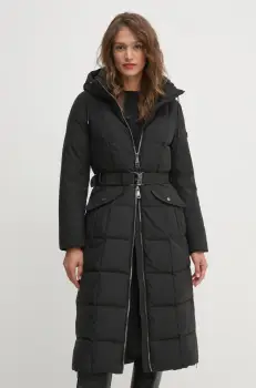 Dkny geaca femei, culoarea negru, de iarna, DLEMPP55 imagine