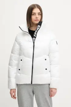 Dkny geaca OTW - PUFFERS culoarea alb, de iarna, DP5J9623 imagine