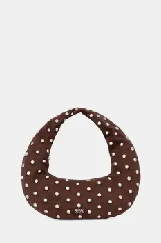 DKNY geanta croissant pentru femei cu imitatie de piele intoarsa KATYA imagine