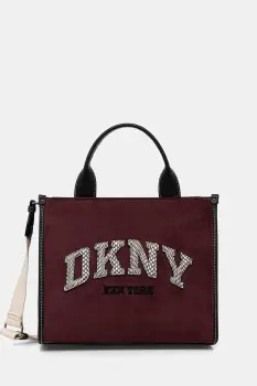 DKNY geanta crossbody pentru femei cu imitatie de piele intoarsa imagine