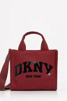 DKNY geanta crossbody pentru femei din bumbac imagine