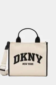 Dkny geanta de bumbac culoarea bej, R52AGR57 imagine