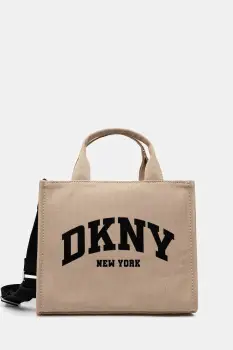 Dkny geanta de bumbac culoarea negru, R41AOR57 imagine